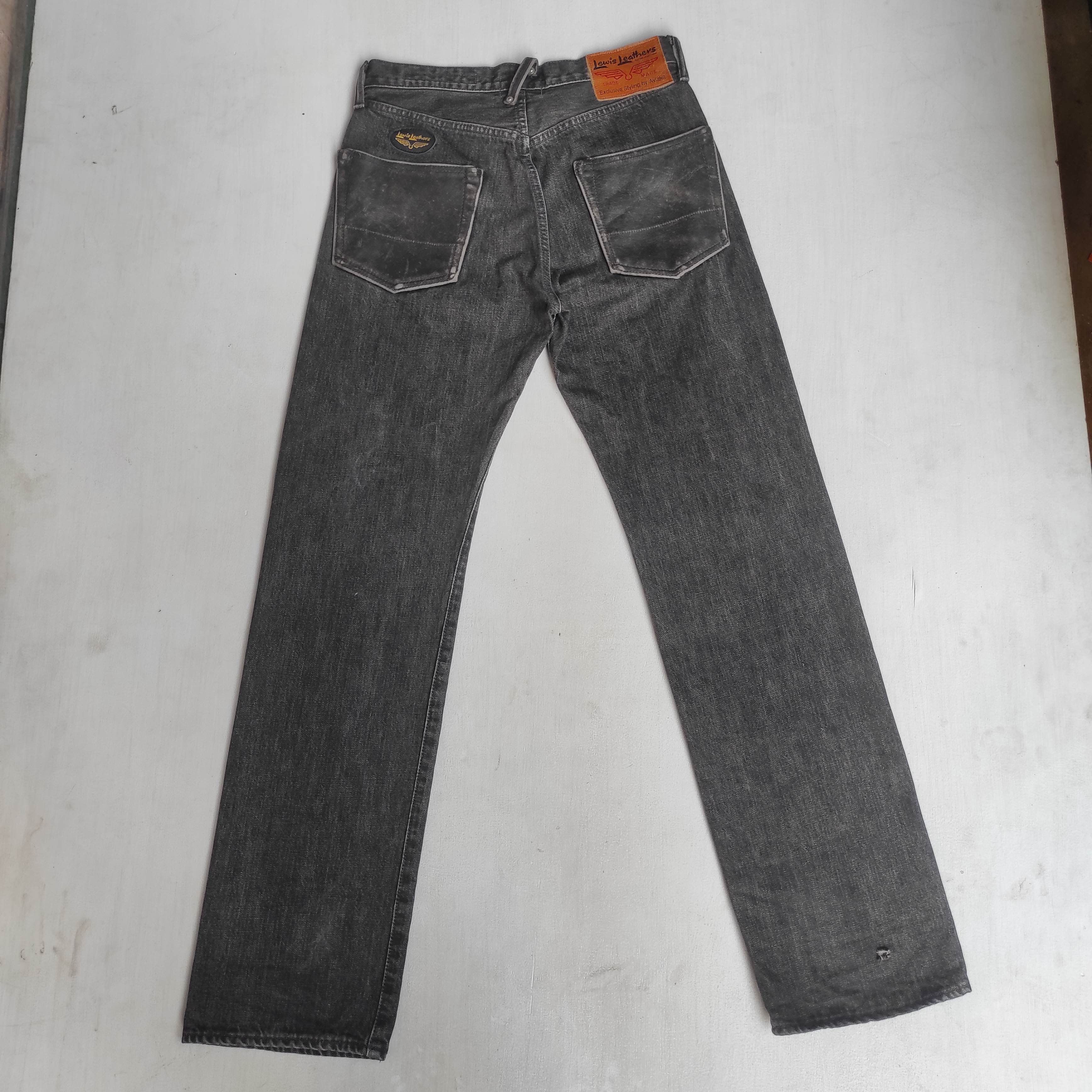 Kapital Kapital x Lewis Leathers Redline Selvedge Denim Jeans Size US 30 / EU 46 - 17 Thumbnail