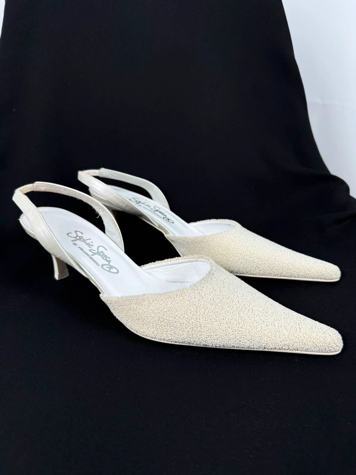 Other Sophie Sposa Avorio Slingback Mules size 39 Size US 9 / IT 39 - 1 Thumbnail