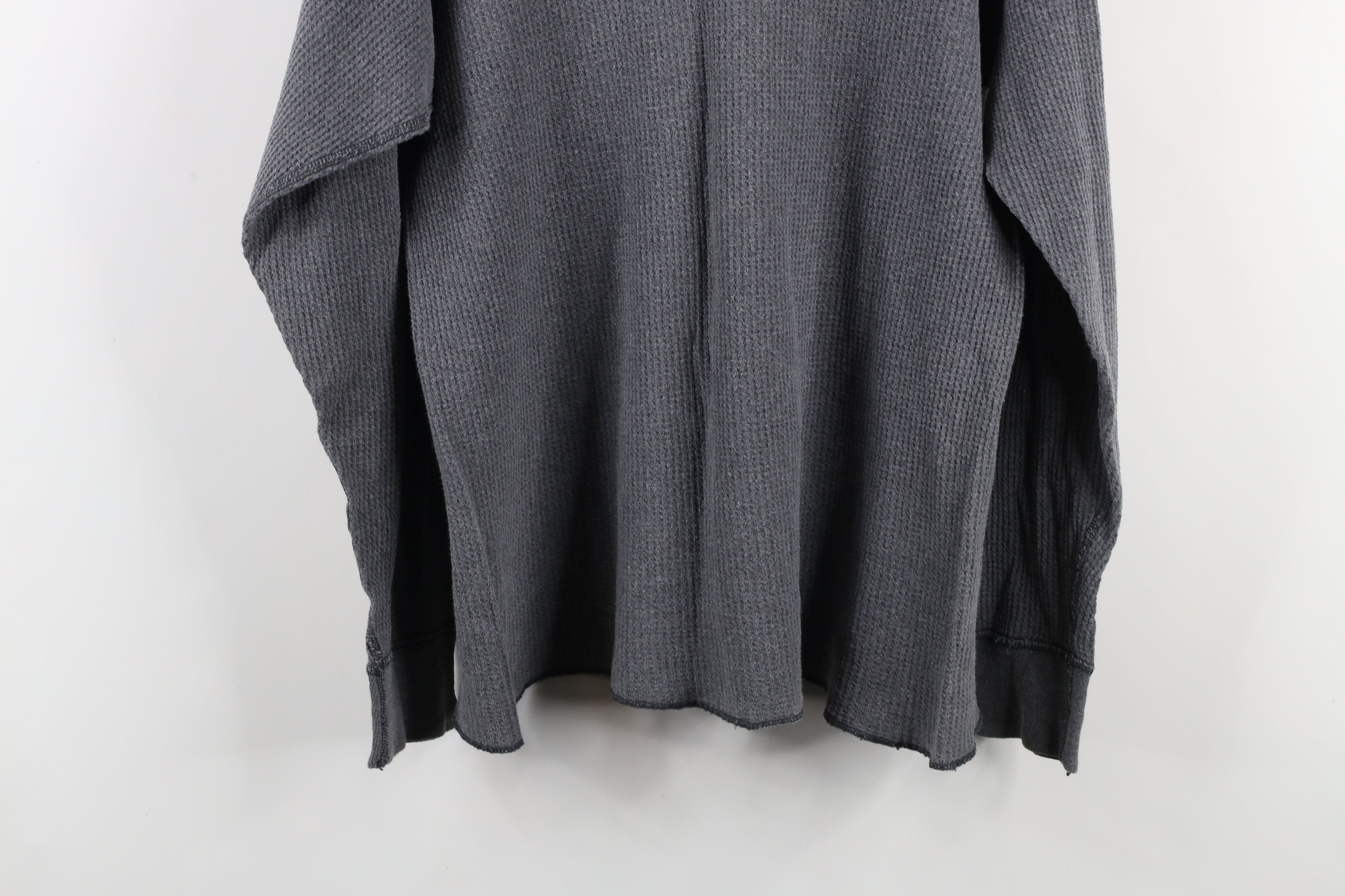 Vintage Vintage 90s Streetwear Waffle Knit Long Sleeve T-Shirt USA Size US XL / EU 56 / 4 - 12 Thumbnail