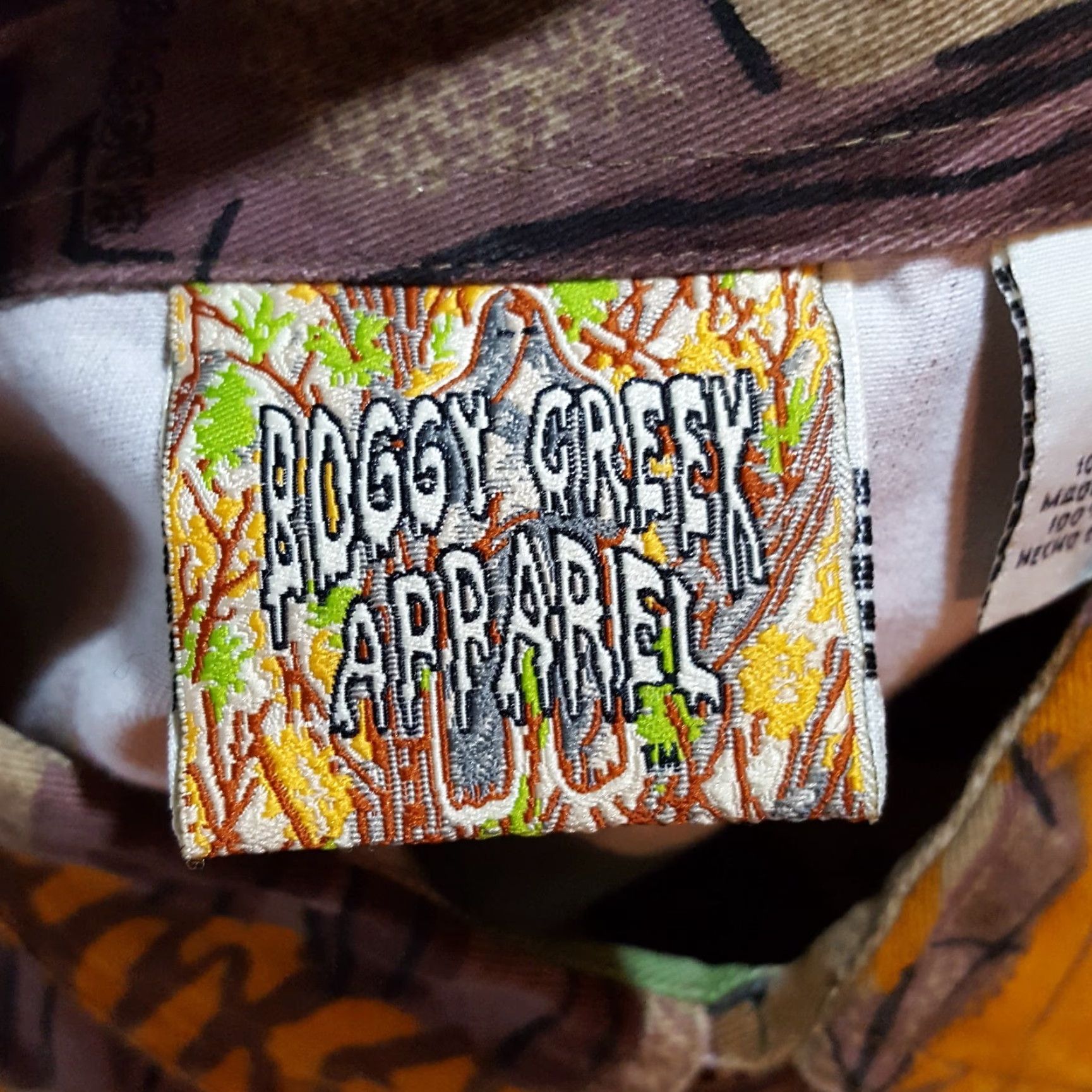 Vintage VINTAGE Boggy Creek Men’s Camouflage Button-Up Shirt Fall 90s Y2K Outdoor Hunting Casual Large Size US M / EU 48-50 / 2 - 5 Thumbnail