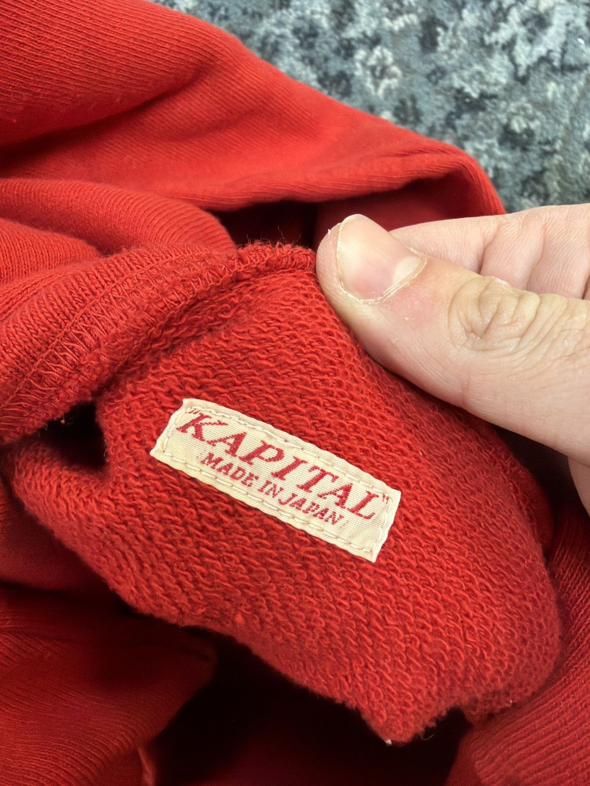 Kapital Kapital Surf Hooded Sweatshirt Red Size US S / EU 44-46 / 1 - 5 Thumbnail
