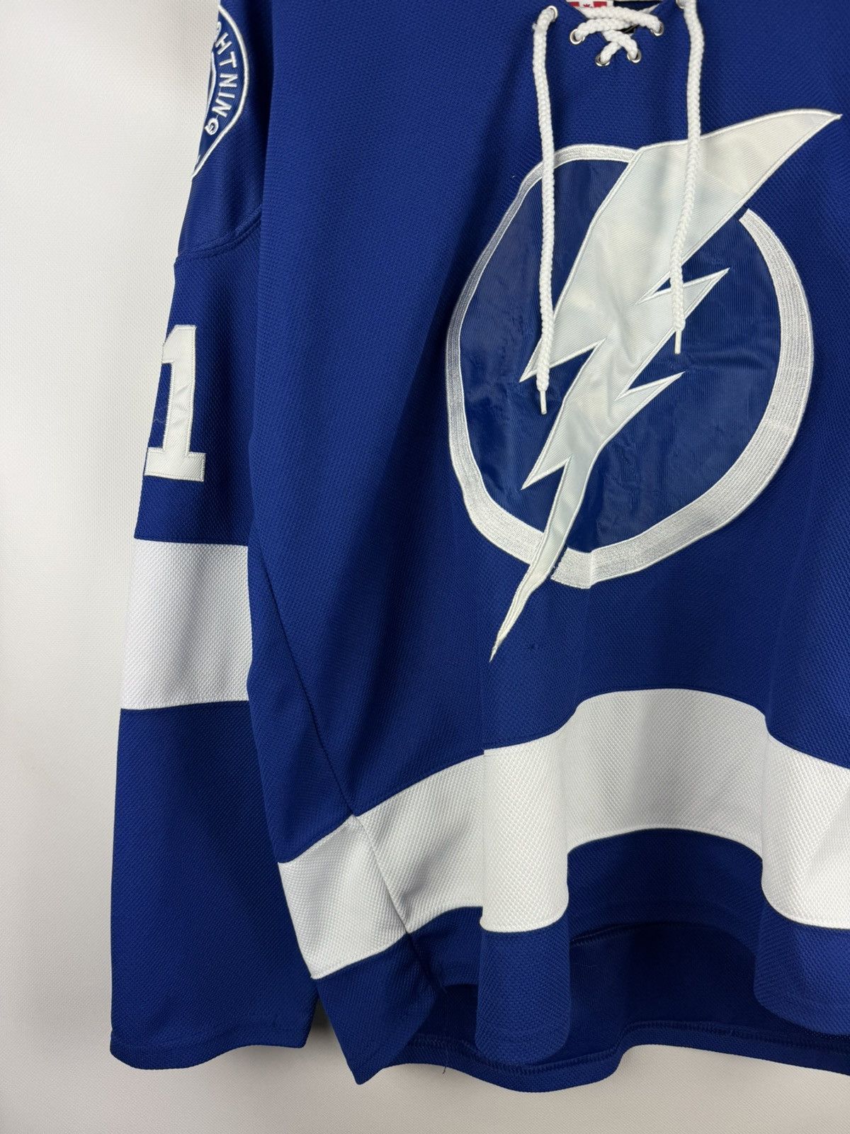 Reebok Reebok Tampa Bay Lightning #91 Stamkos NHL Hockey Jersey Size US M / EU 48-50 / 2 - 8 Thumbnail