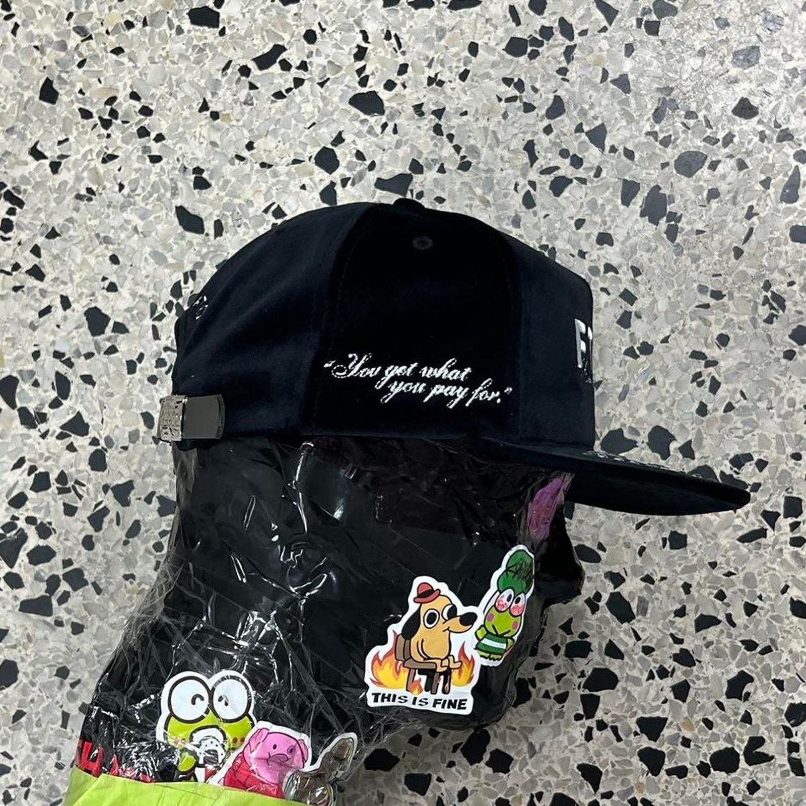 Fuck The Population BNWT FTP BLACK CERTIFIED DIAMONDS STRAPBACK HAT: Size ONE SIZE - 4 Thumbnail