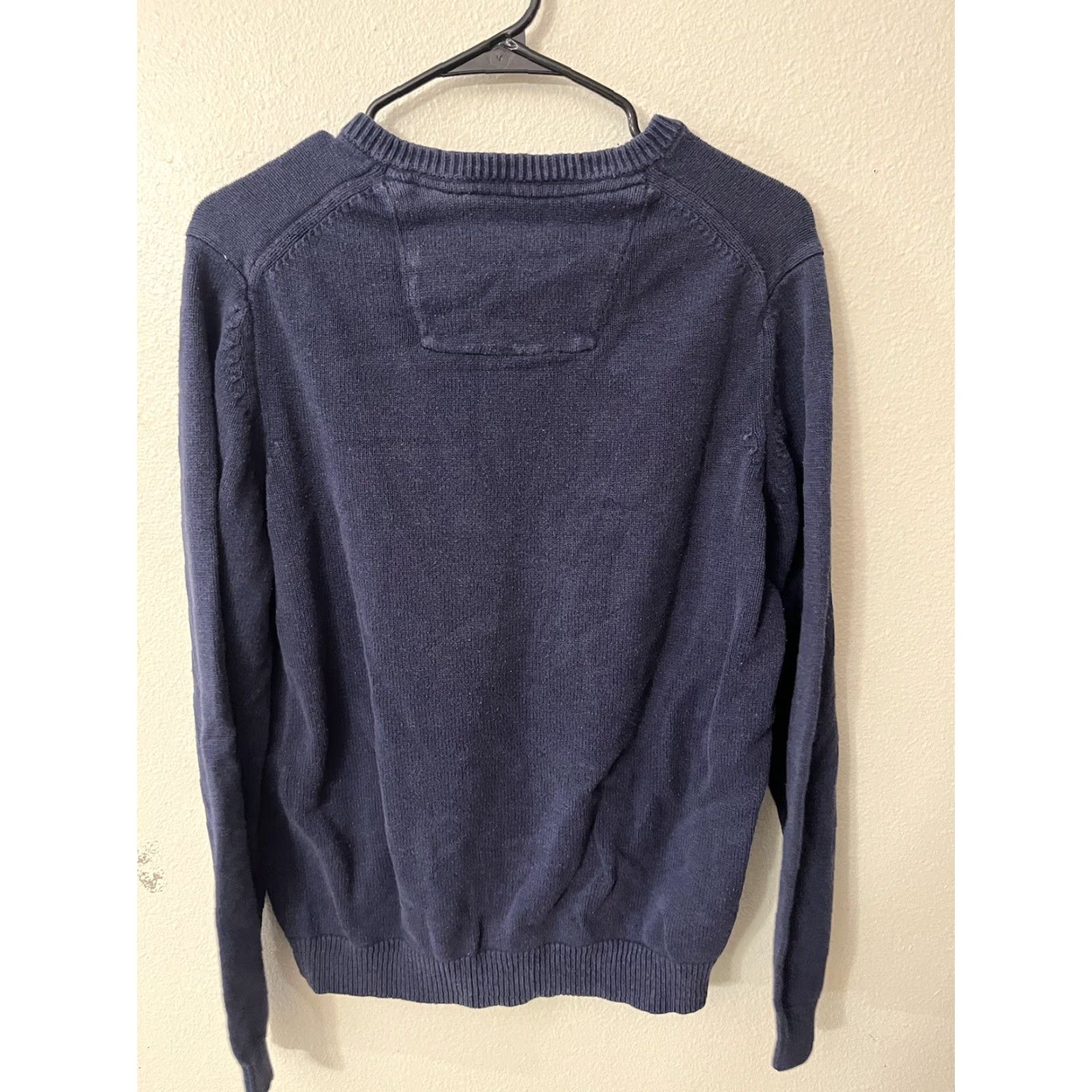 Izod VINTAGE IZOD Pullover Sweater Shirt Navy Blue M Adult Men 90s Classic Golf Logo Knit Size US M / EU 48-50 / 2 - 2 Thumbnail