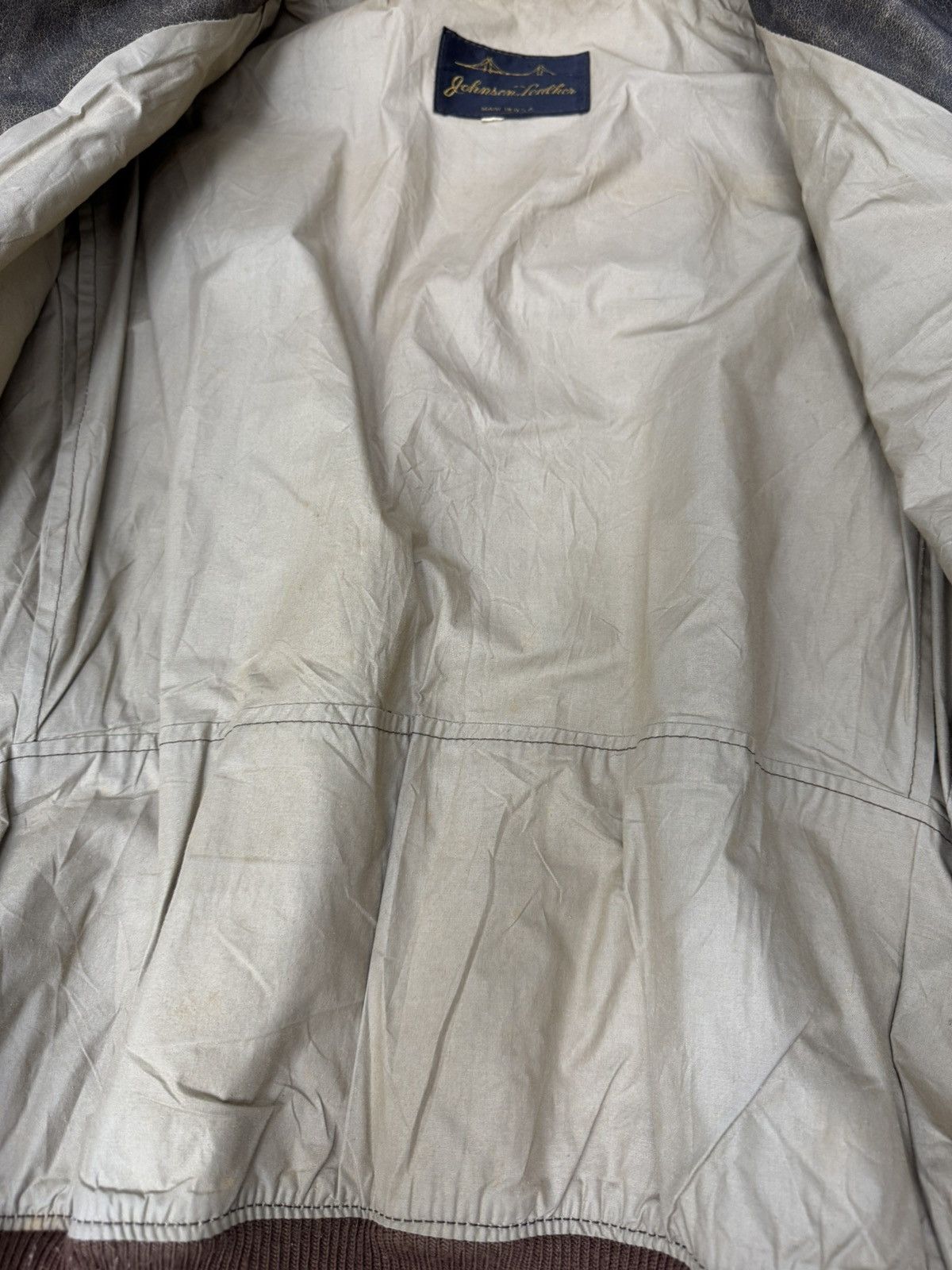 Vintage Vintage Johnson Leather Jacket Size US M / EU 48-50 / 2 - 10 Thumbnail