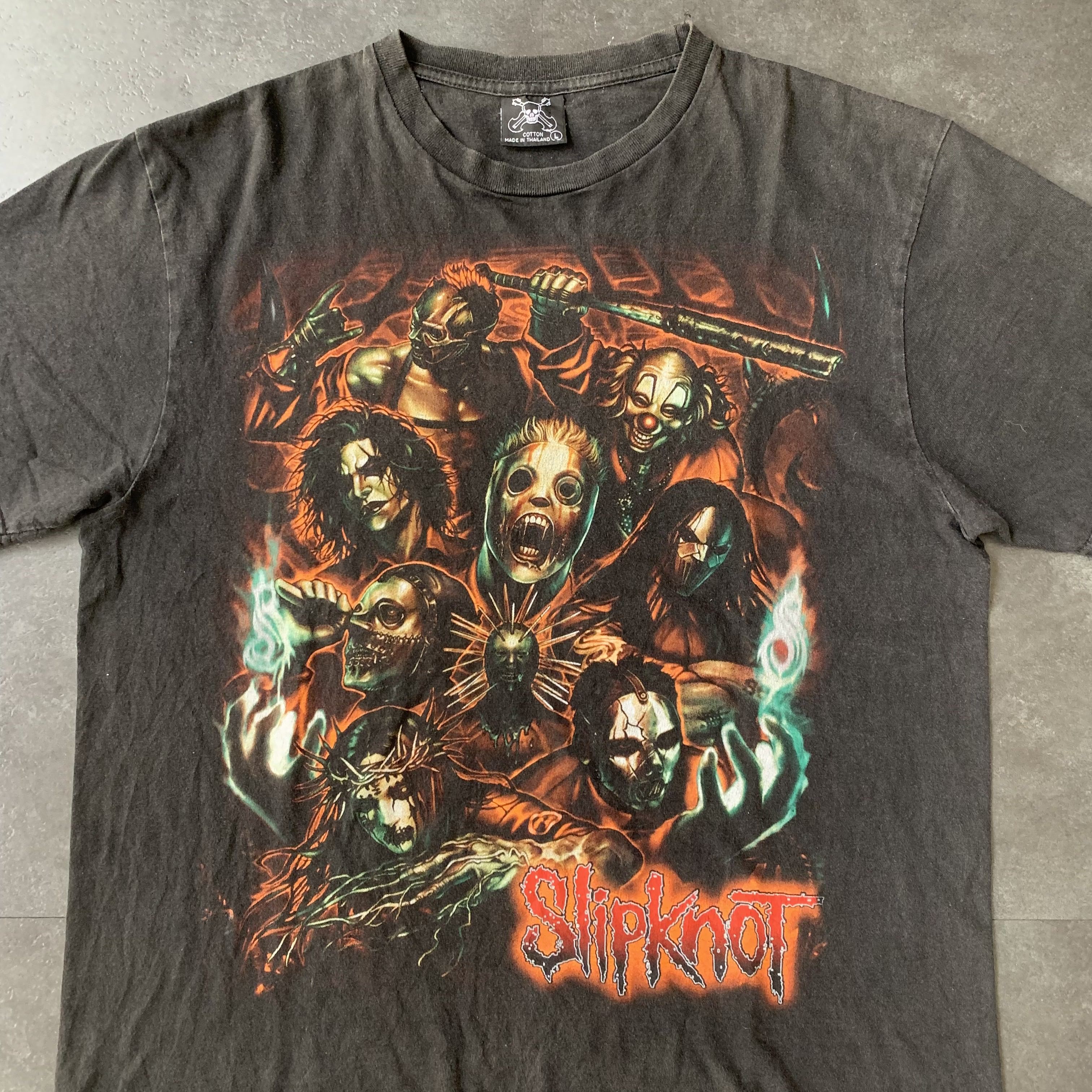 Vintage Vintage 2000s Slipknot Boot Band Tee Shirt Size US L / EU 52-54 / 3 - 3 Thumbnail