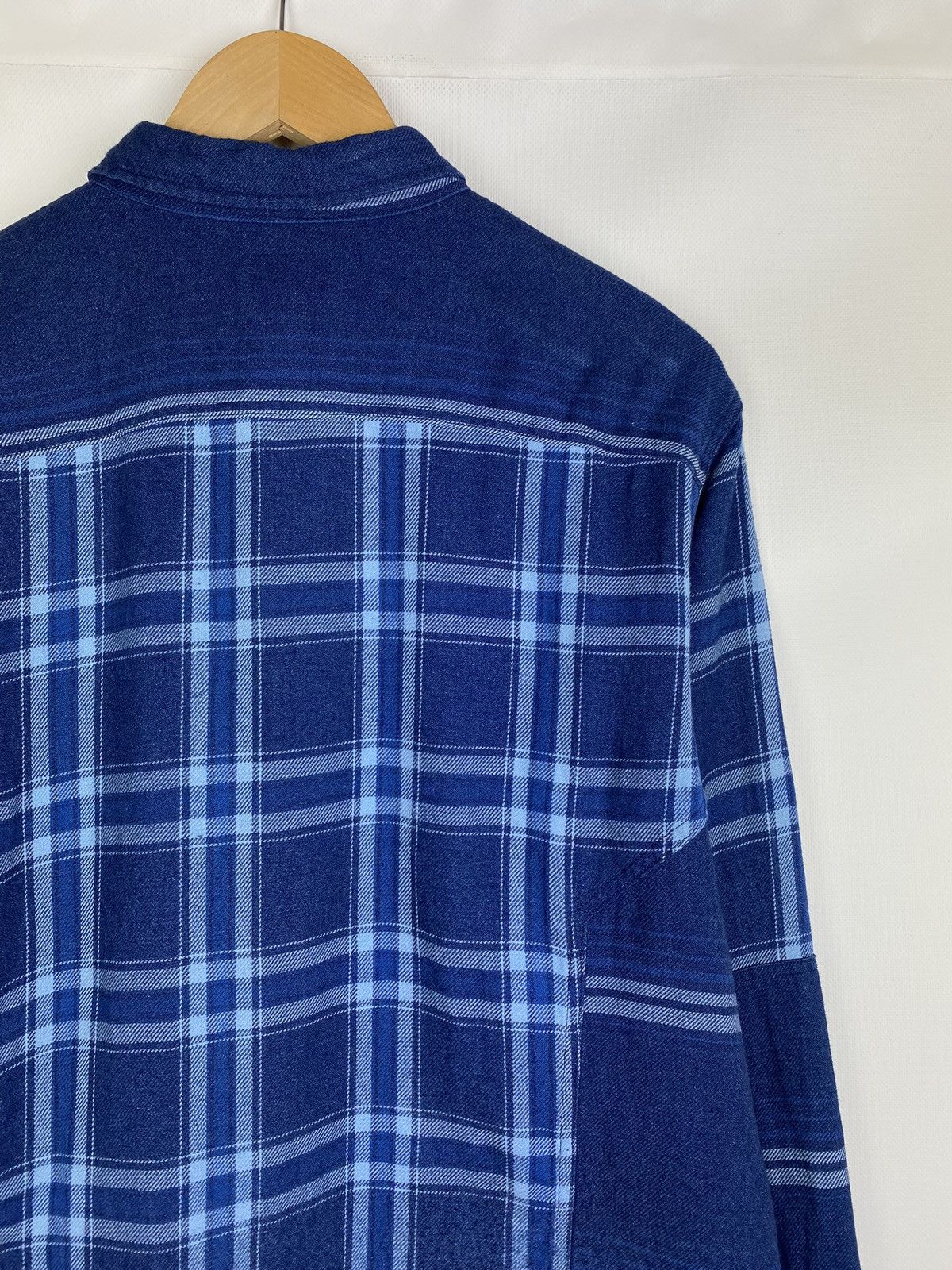 Edwin Edwin Indigo men’s long sleeve checked merge shirt size M Size US M / EU 48-50 / 2 - 18 Thumbnail