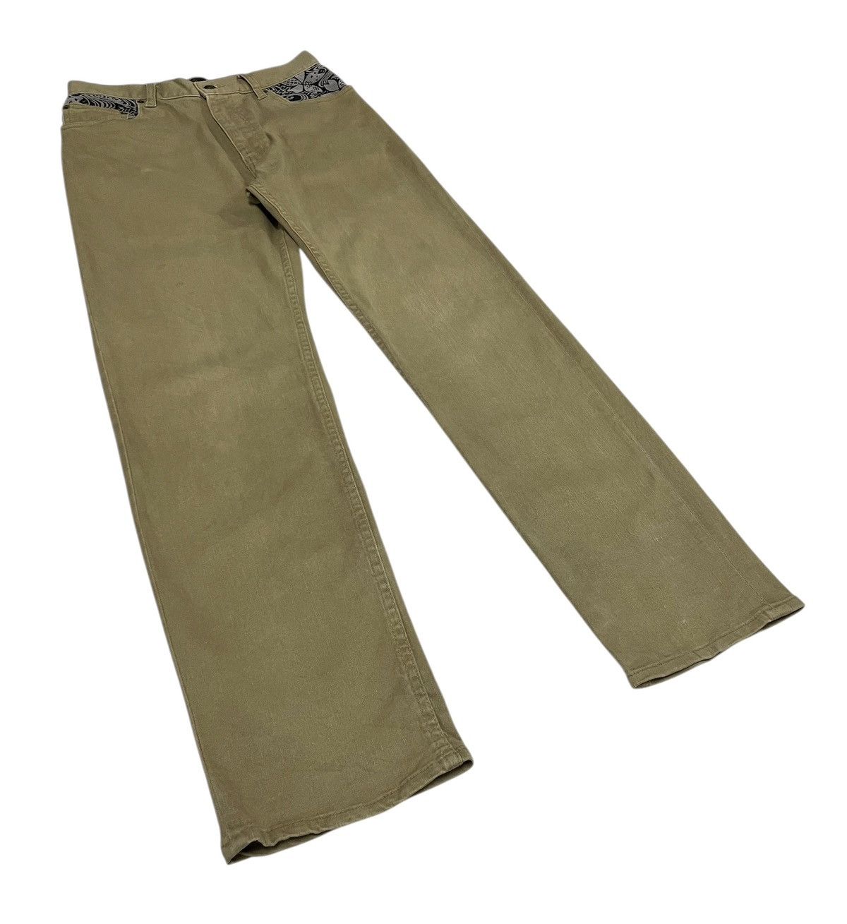PPFM Vintage Sukajan Jeans Multi Pockets Evisu Style Size US 29 - 5 Thumbnail