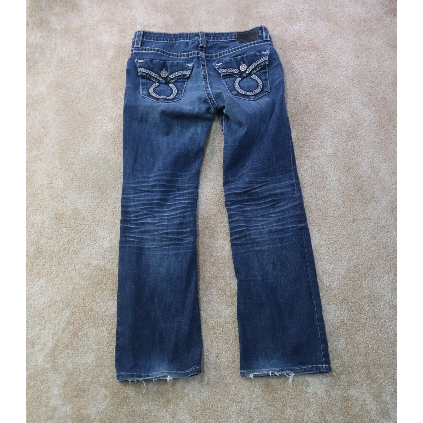 Denime BIG STAR Miki Bootcut Jeans Women's 29L Mid Rise Blue Denim Jeans Size 29" - 7 Thumbnail