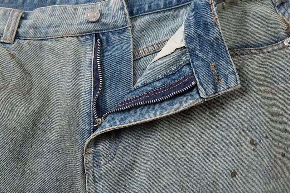 Other Retro Vintage Style Baggy Washed Ripped Y2k Shorts Size US 33 - 7 Thumbnail