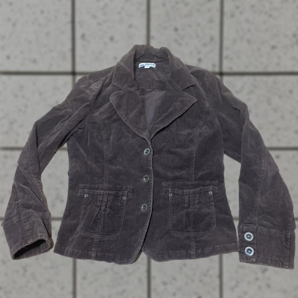 Vintage VINTAGE Ambition 90s Y2k Streetwear Corduroy Jacket Women L Brown Western Pockets Size L / US 10 / IT 46 - 1 Thumbnail