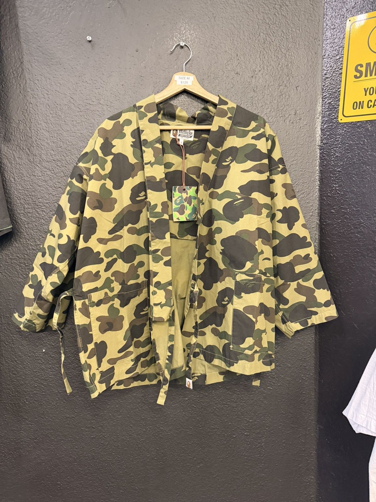 Bape Bape camo robe type jacket Size US S / EU 44-46 / 1 - 1 Thumbnail