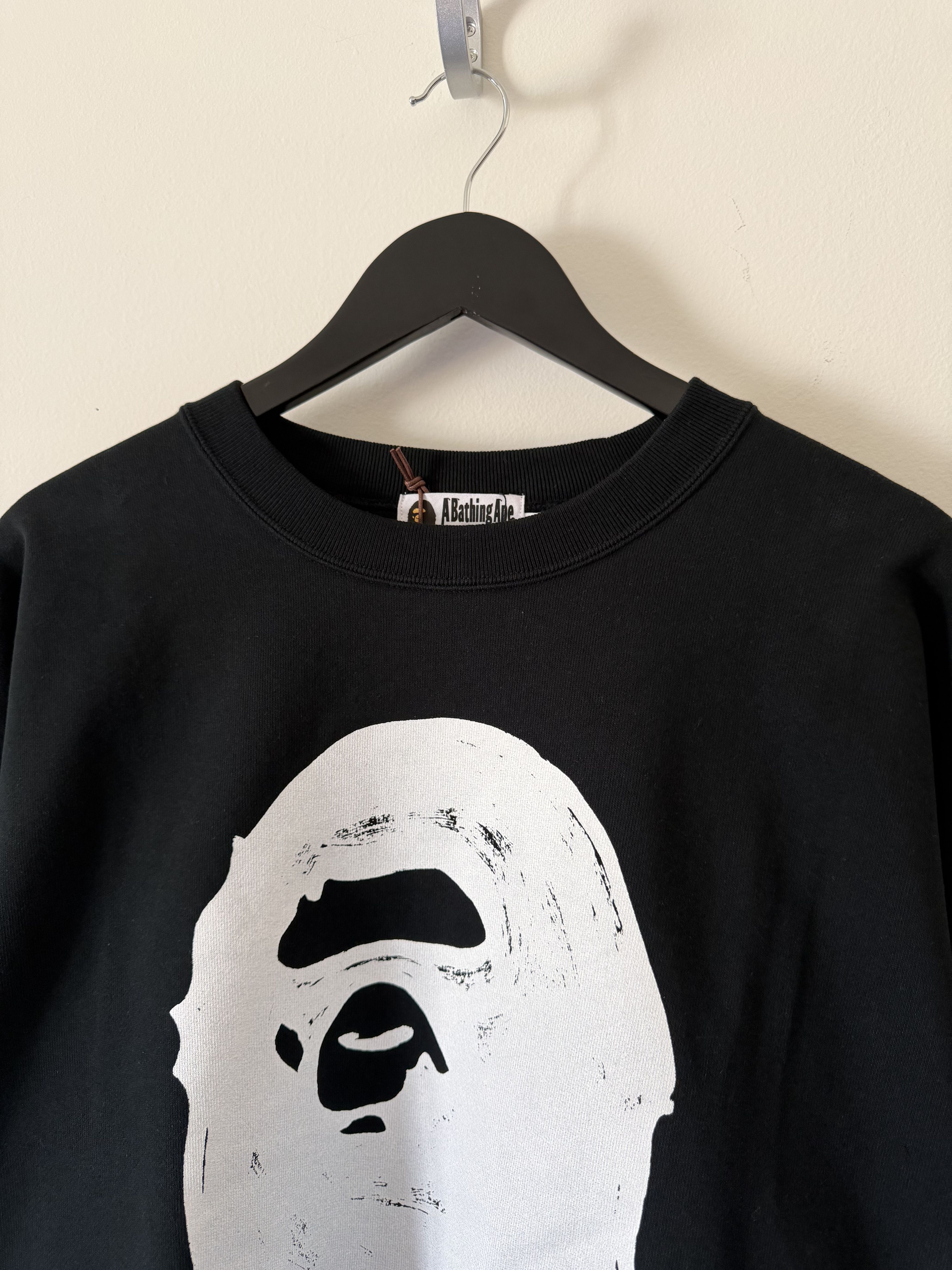Bape × Joshua Vides Joshua Vides Bape Ape Head Sweatshirt in Black Size US XL / EU 56 / 4 - 2 Thumbnail