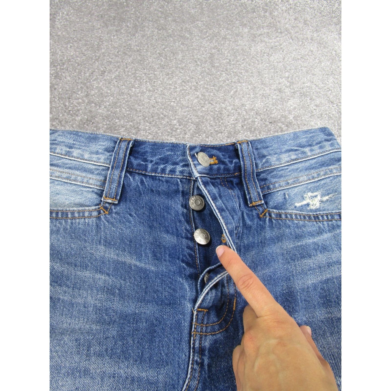 Madewell VINTAGE Madewell Jeans Skirt Womens 26 A-Line Denim Blue Short - 18?? Size 26" / US 2 / IT 38 - 3 Thumbnail