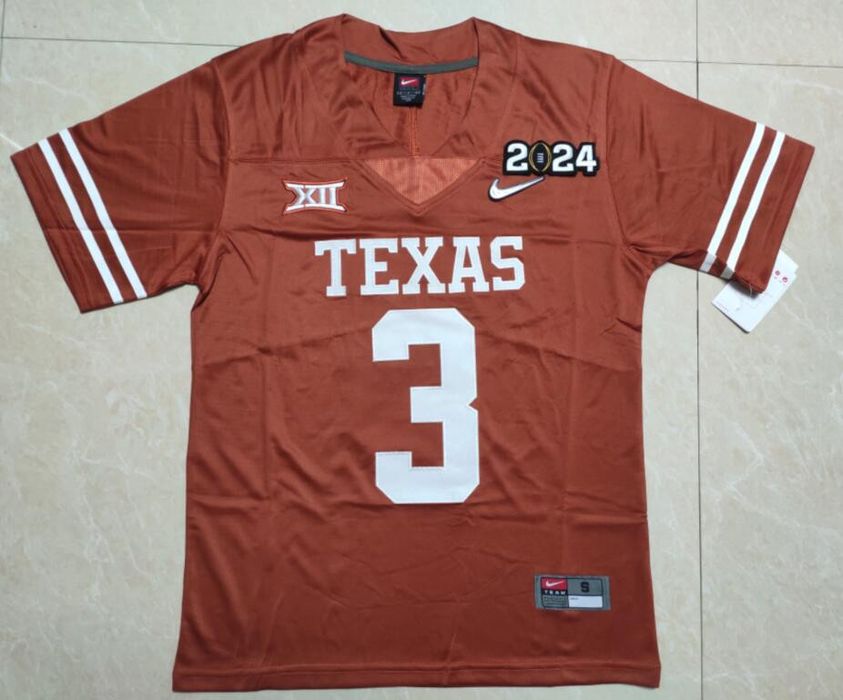 Custom Men's Quinn Ewers 3 Texas Longhorns 2024 football Jerseys Grailed