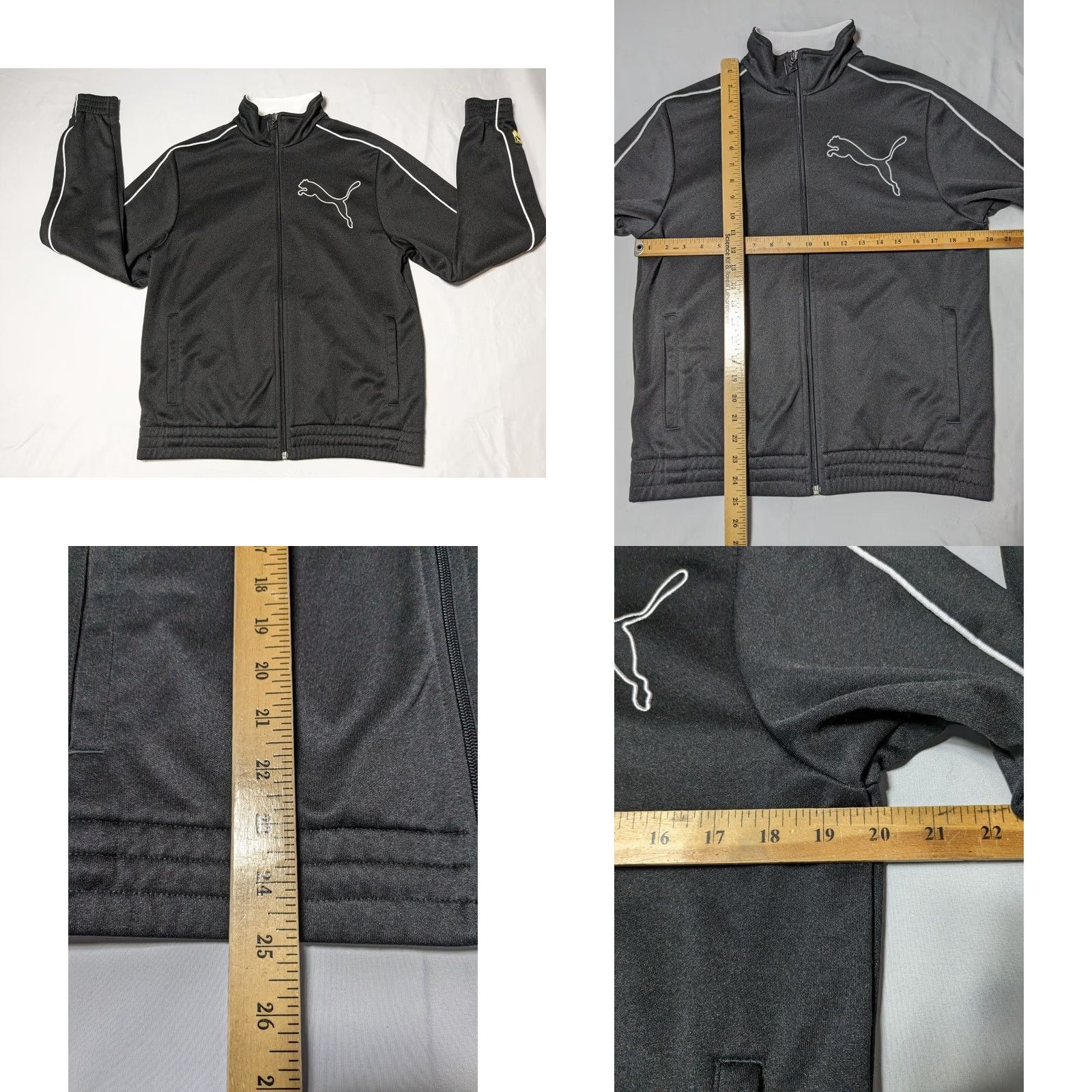 Puma PUMA PREMIUM PERFORMANCE Men Small Cotton Blend Black Track Jacket Size US S / EU 44-46 / 1 - 9 Thumbnail
