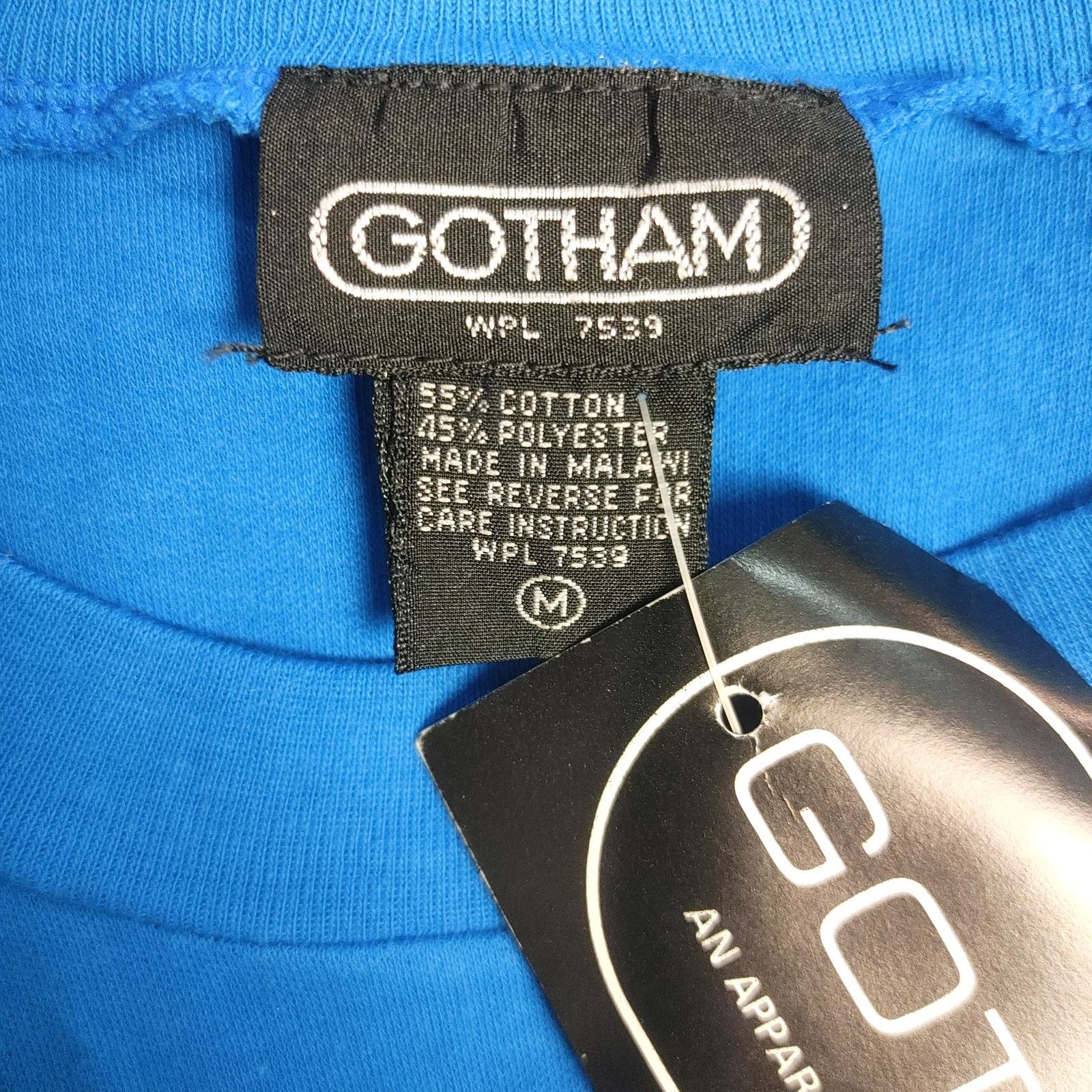 Other Gotham Women's M Blue Plain Short Sleeve Crewneck Tee Size M / US 6-8 / IT 42-44 - 3 Thumbnail