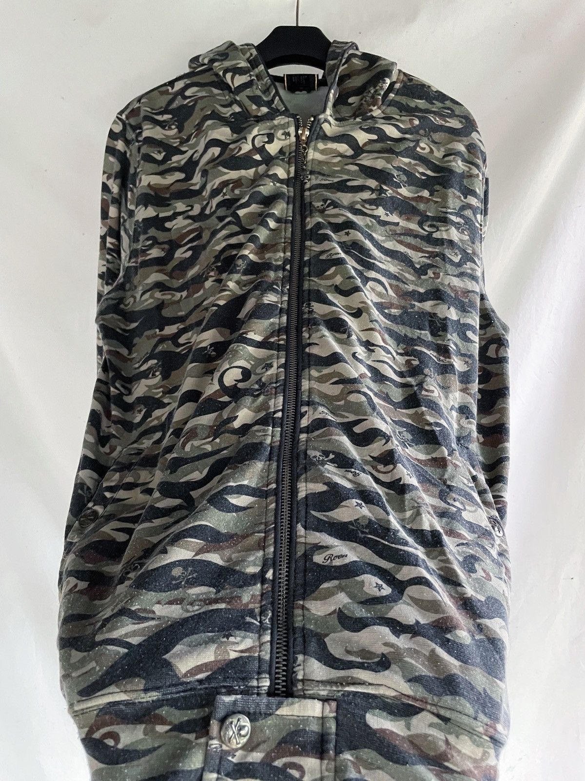 Roen ROEN GOLD SKULL ARMY ZIP HOODIE Size US L / EU 52-54 / 3 - 3 Thumbnail