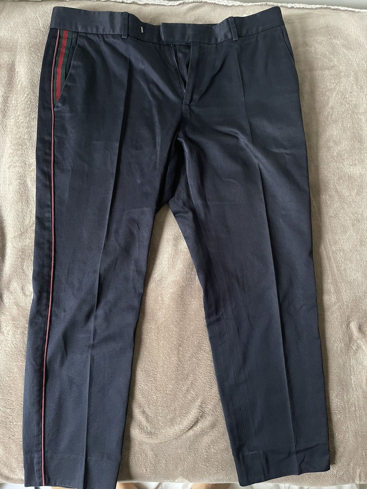 image of Gucci Pants in Blue, Men's (Size 33)