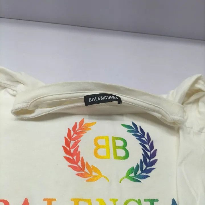 Balenciaga Balenciaga Balenciaga Colorful Logo Print TShirt -2507 Size US S / EU 44-46 / 1 - 3 Thumbnail