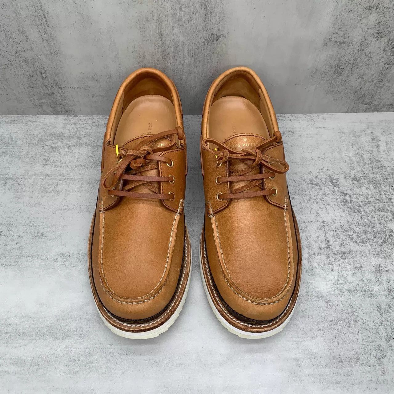 Louis Vuitton Lv Brown Slip-On Loafers 42 98 New 1680 Size US 9 / EU 42 - 4 Thumbnail