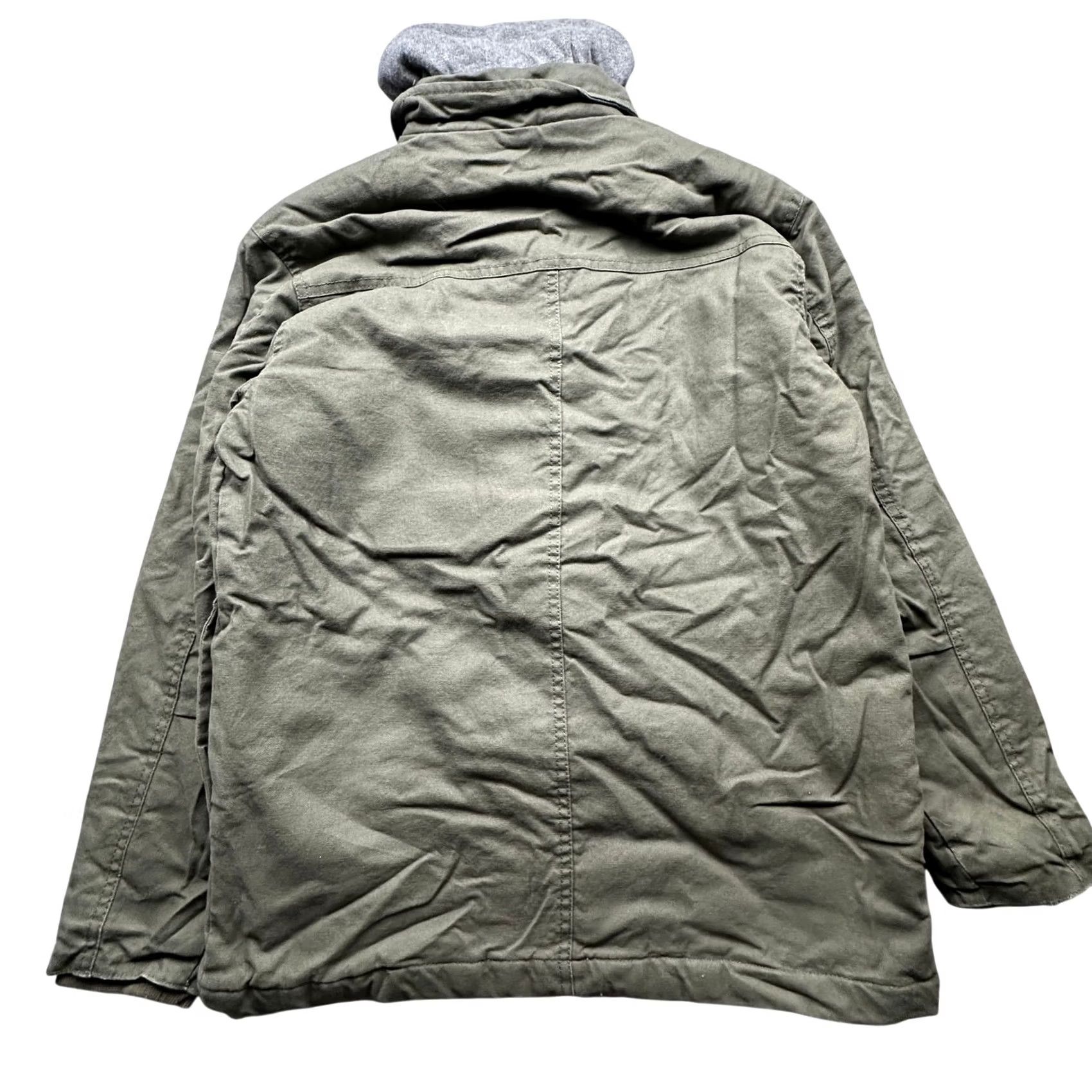 Dickies Dickies Olive Green Duck Canvas Work Hooded Lined Jacket Mens Small Full Zip Pockets Button Zip Outdoors Workwear Mens Size US S / EU 44-46 / 1 - 2 Thumbnail