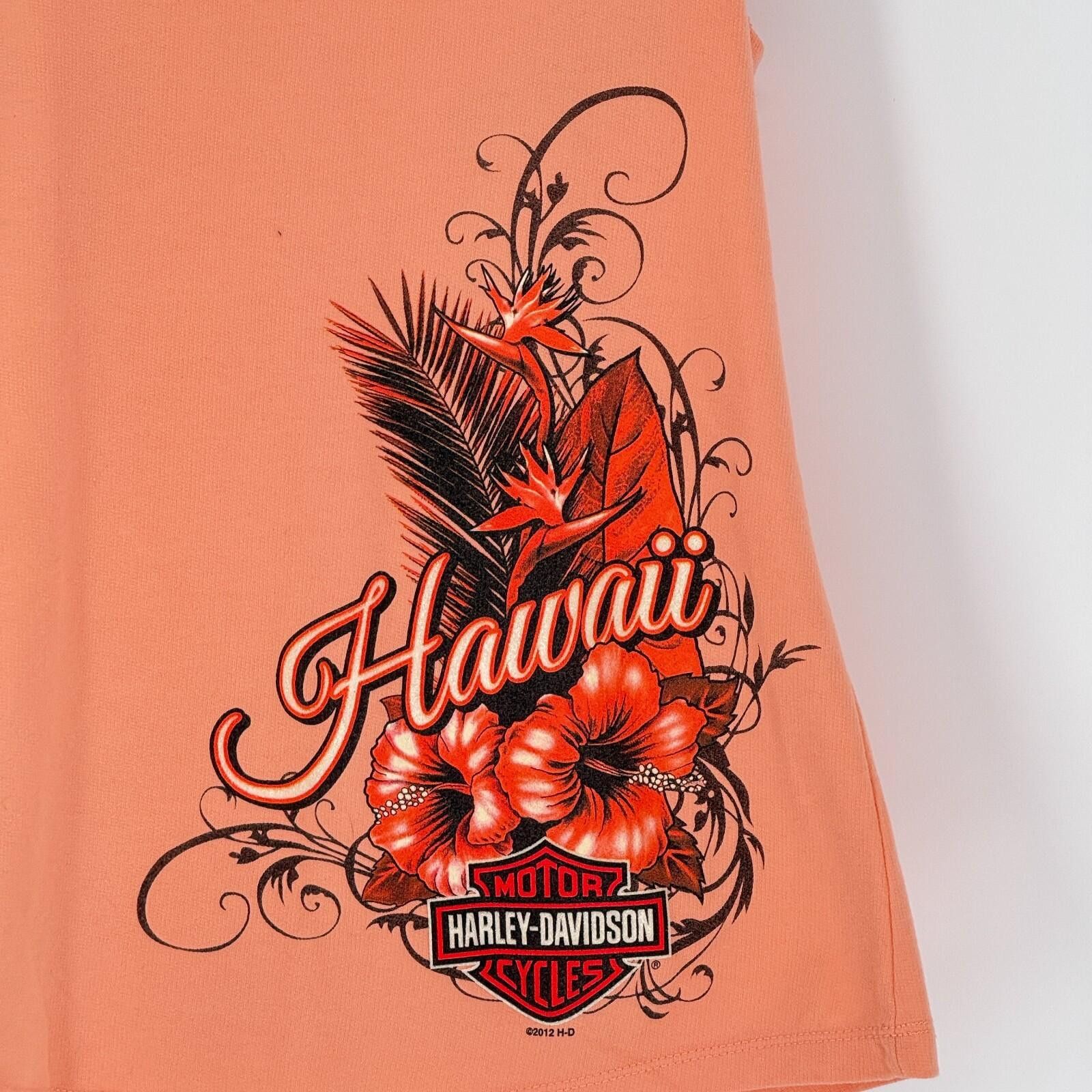 Harley Davidson Harley-Davidson Hawaii Floral Tank Top Bikercore Y2K Women M Size M / US 6-8 / IT 42-44 - 4 Thumbnail