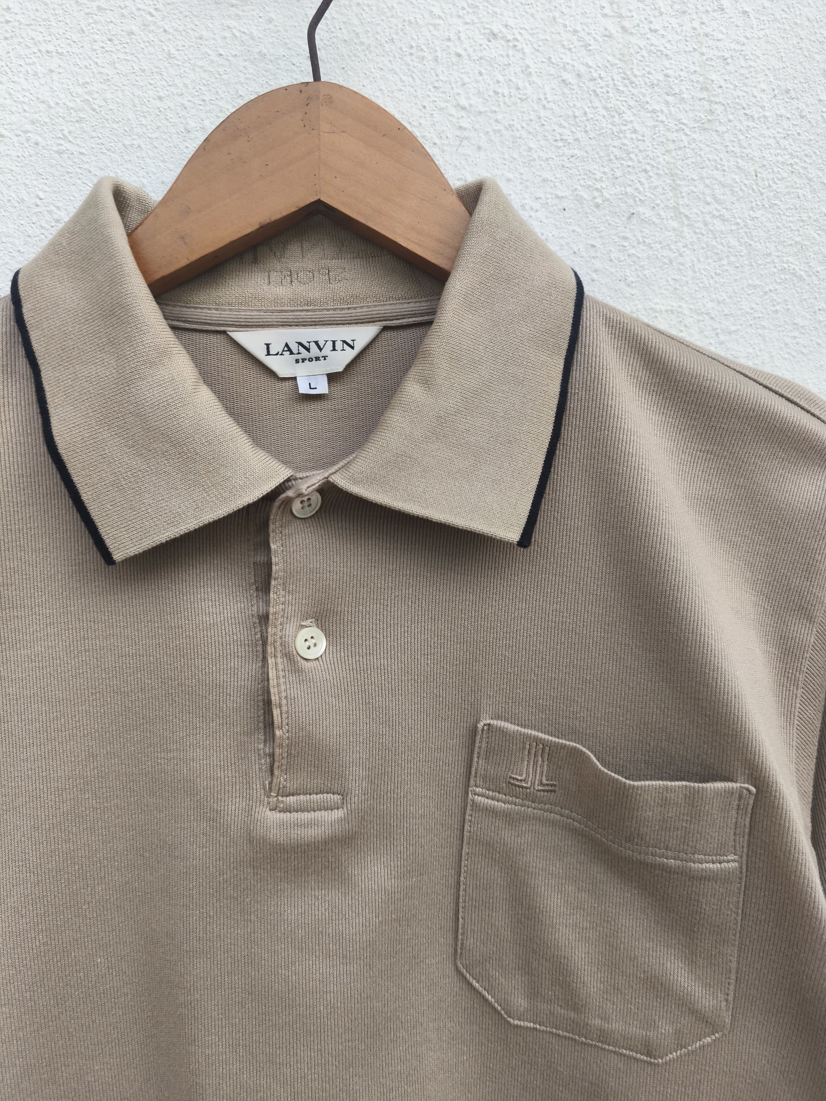 Lanvin Vintage Lanvin Polos long sleeve Size US M / EU 48-50 / 2 - 1 Thumbnail