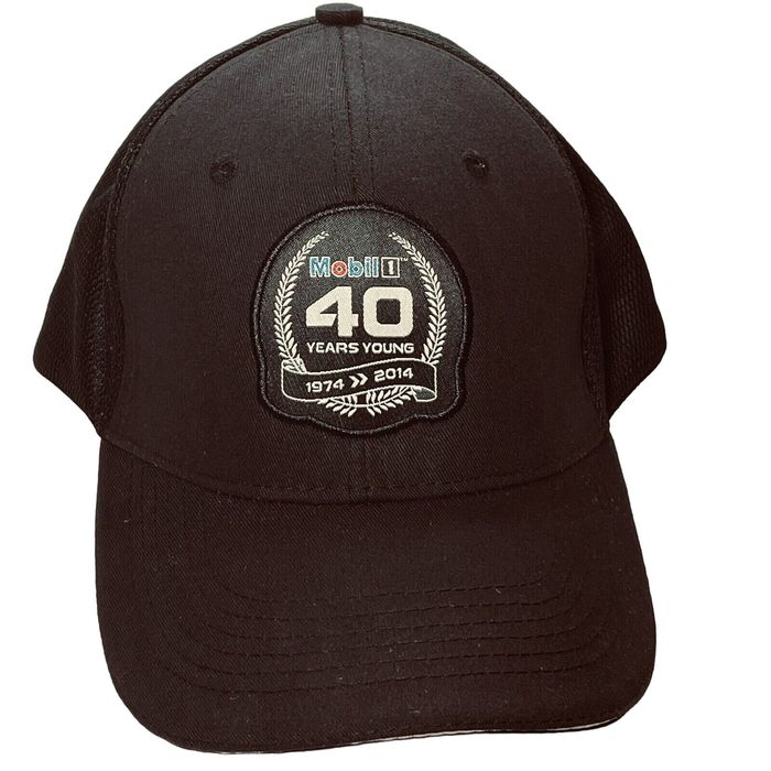 Casquette Vintage Mobil 1 - Style Routier, Taille Unique, Couleur Blanc, Occasion En Très Bon état