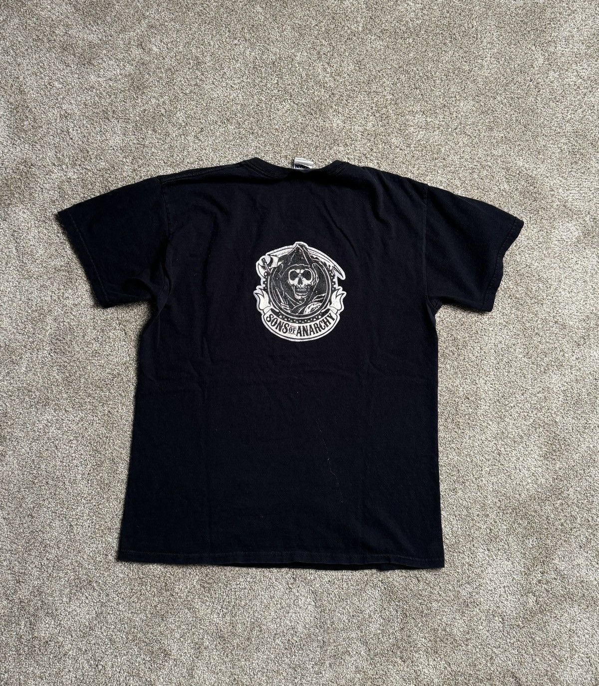 Gildan BLACK GILDAN HEAVY COTTON “PAPAROACH” GRAPHIC TEE Size US M / EU 48-50 / 2 - 4 Thumbnail