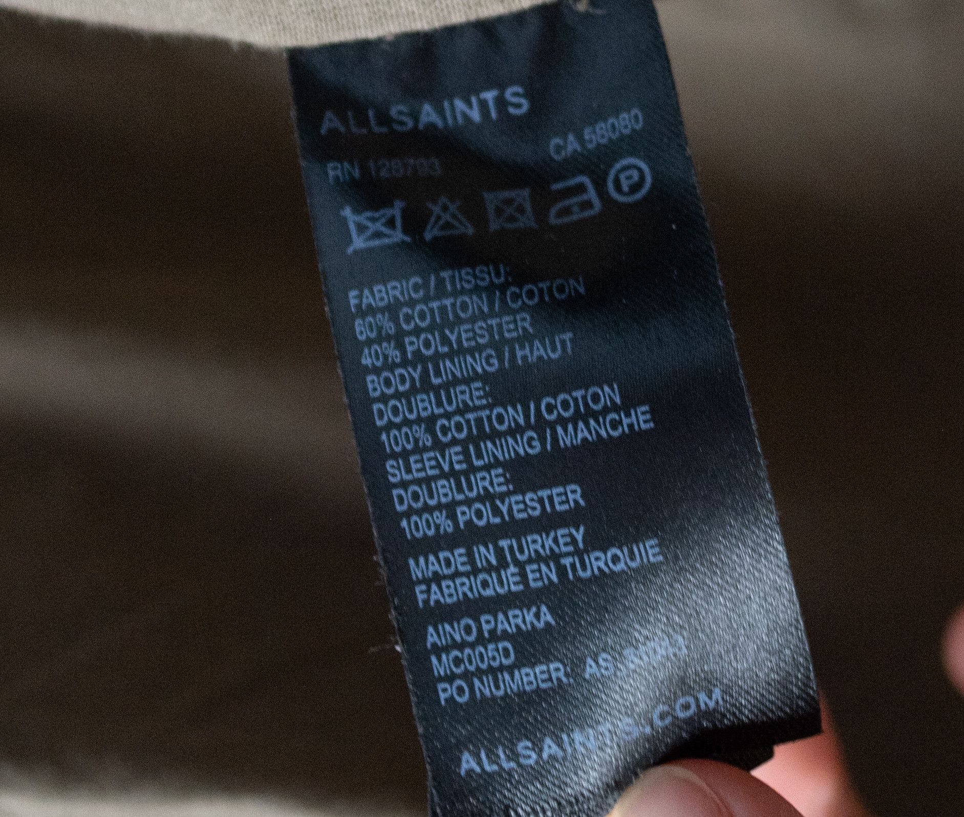Allsaints Allsaints khaki parka hacker Size US M / EU 48-50 / 2 - 11 Thumbnail