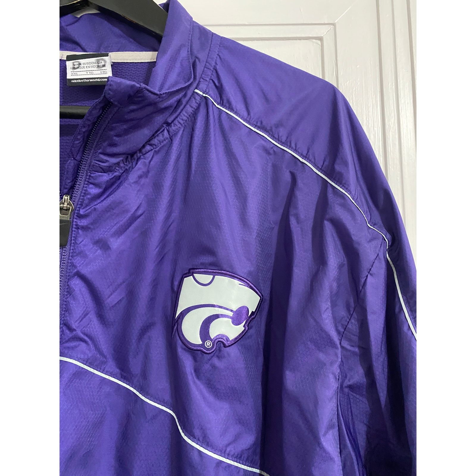 Nike Kansas State Wildcats Nike 1/4-Zip Windbreaker Size XXL Size US XXL / EU 58 / 5 - 2 Thumbnail