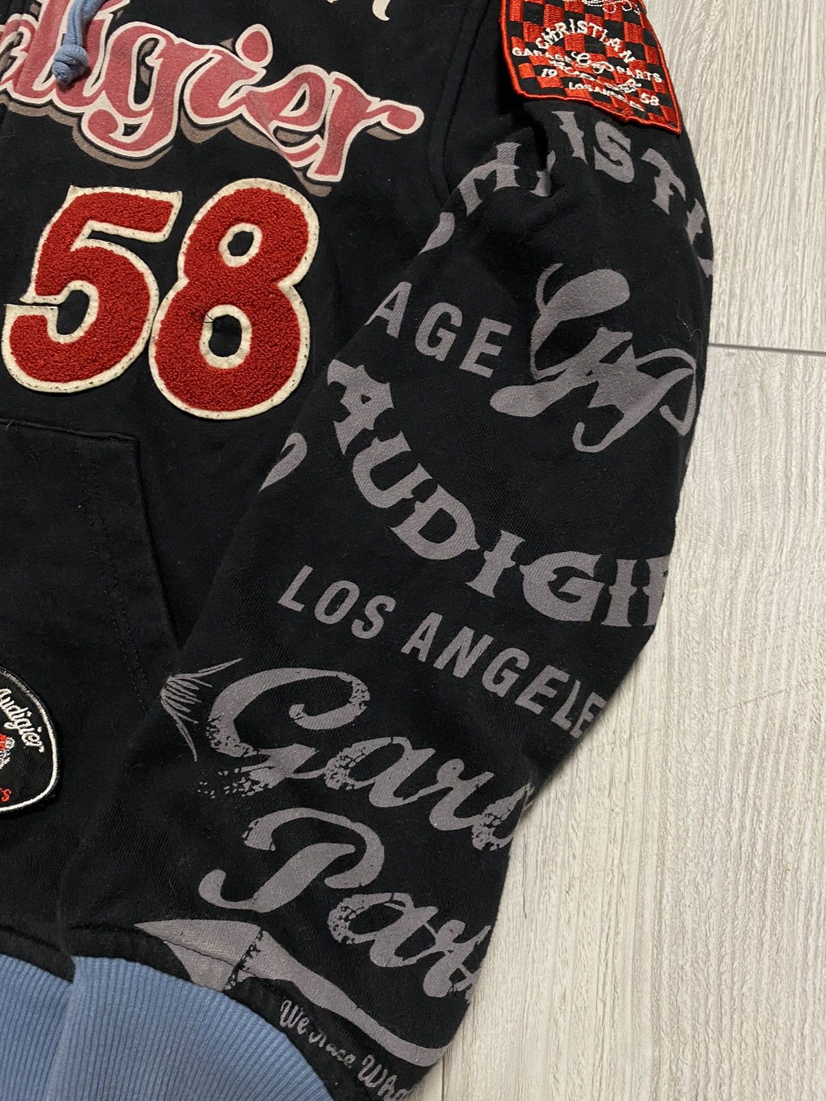 Christian Audigier Christian Audigier Garage Parts Hoodie By Ed Hardy Y2K Size US S / EU 44-46 / 1 - 4 Thumbnail