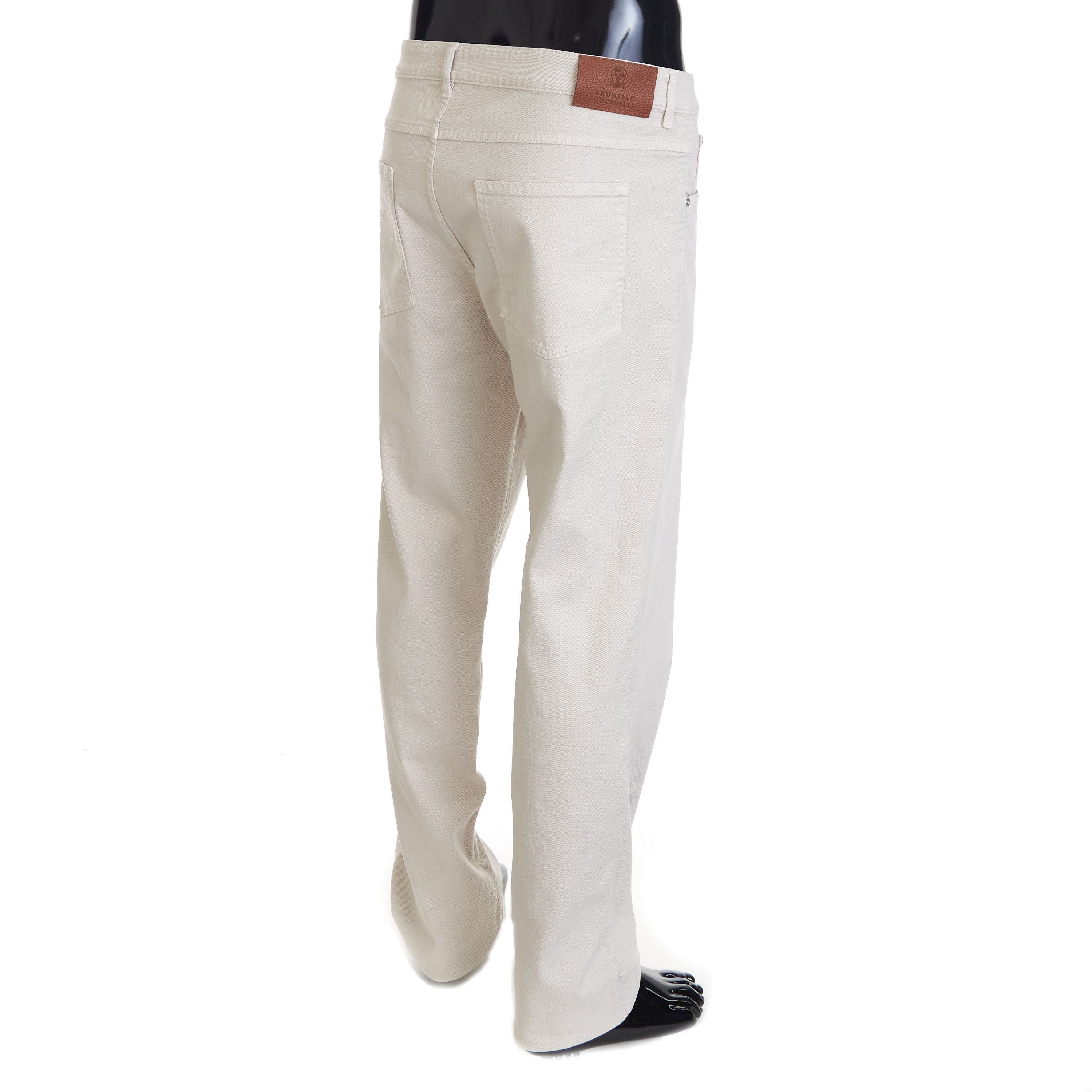 Brunello Cucinelli Stretch Denim Trousers - Slim Fit, Five-Pocket Size US 40 / EU 56 - 4 Thumbnail