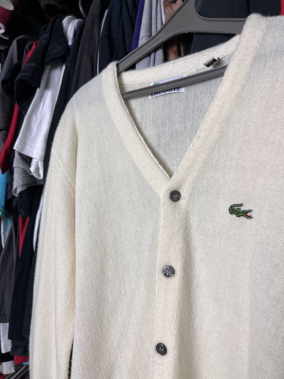 Lacoste 1970s IZOD LACOSTE VERY RARE VINTAGE KNITTED CARDIGAN - 1319 Size US L / EU 52-54 / 3 - 3 Thumbnail