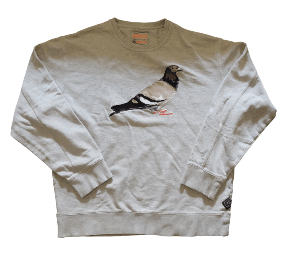 Staple Staple Sweater Grey OG Logo Embroidered Size US L / EU 52-54 / 3 - 1 Thumbnail
