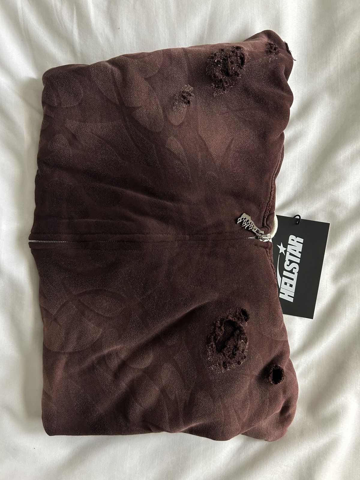 HELLSTAR Hellstar Tribal Sweatshirt Zip Up Laser Brown Size US M / EU 48-50 / 2 - 9 Thumbnail