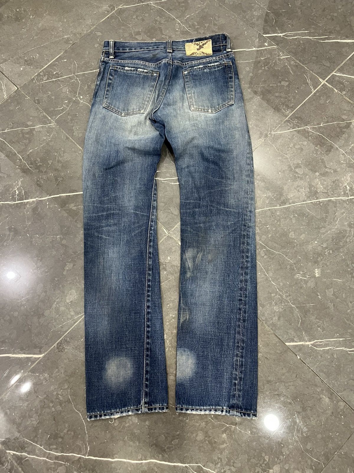 Visvim Visvim fluxus distressed denim Size US 28 / EU 44 - 2 Thumbnail