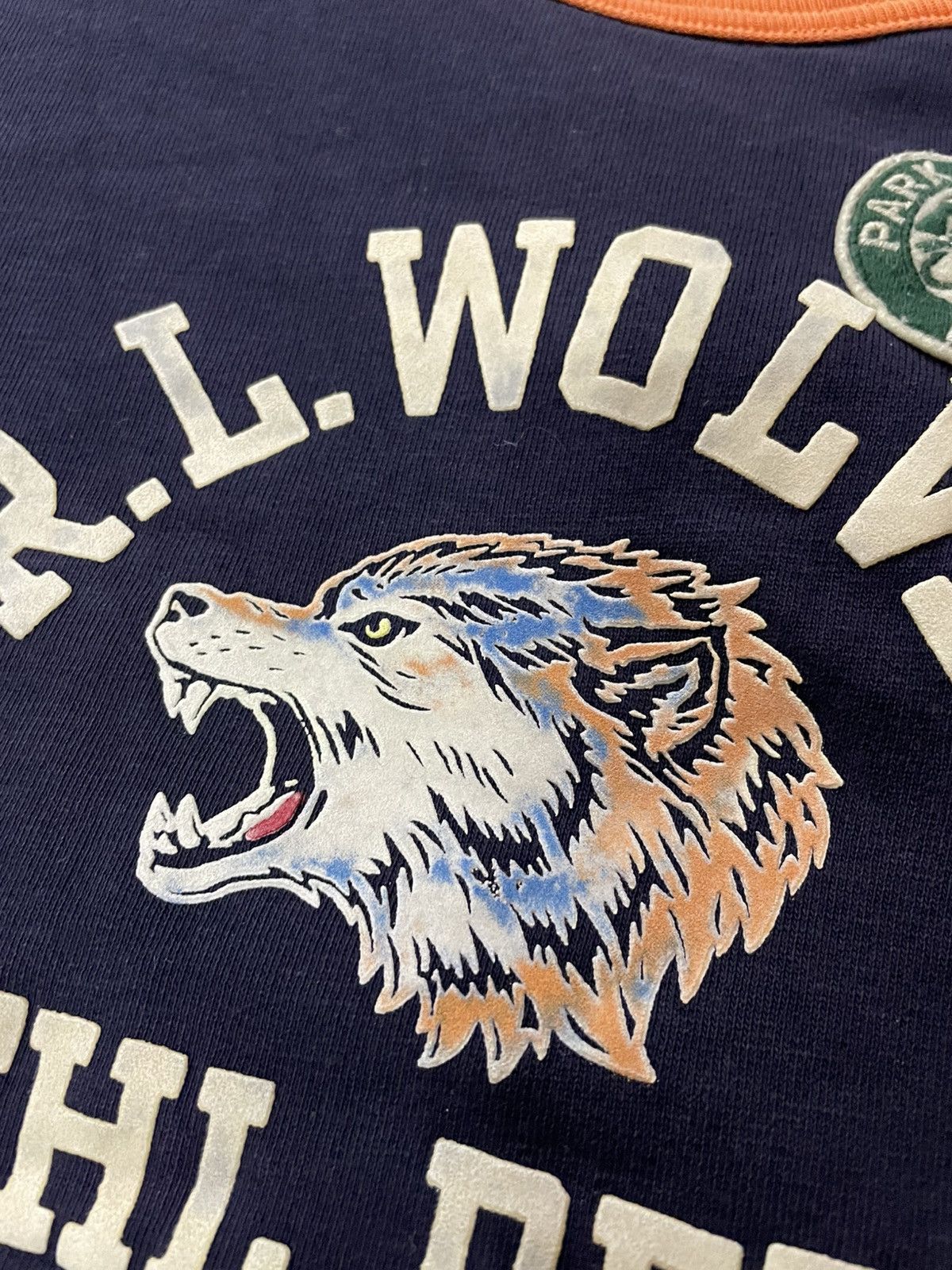 Polo Ralph Lauren Vintage Rare Polo Ralph Lauren Wolves Navi Sweatshirt Size US XL / EU 56 / 4 - 7 Thumbnail