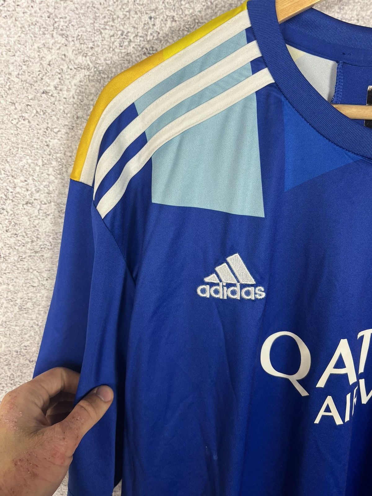 Adidas Adidas Boca Juniors Carlitos #10 Tevez Soccer Jersey 4XL Size US XXL / EU 58 / 5 - 9 Thumbnail