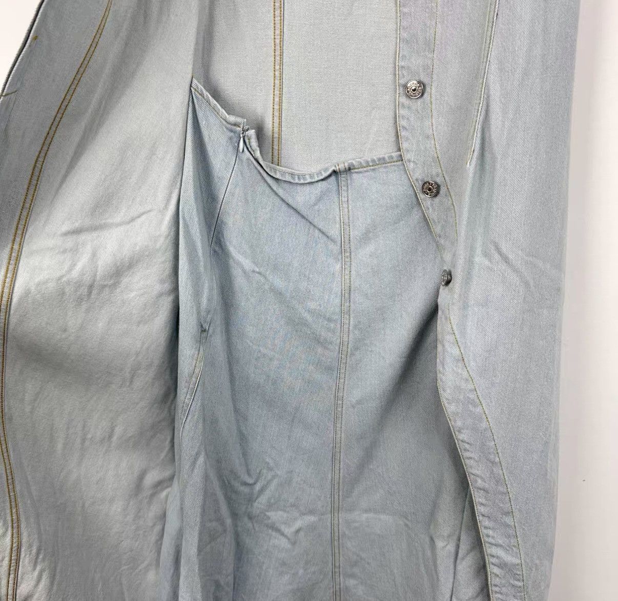 Acne Studios Acne Studios Sleeveless Irregular Denim Coat J42 Size M / US 6-8 / IT 42-44 - 4 Thumbnail