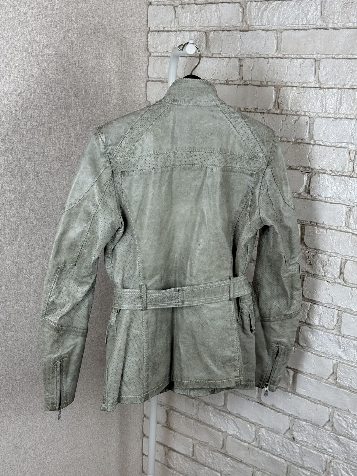Belstaff Belstaff Trialmaster Gold Label Motorcycle Leather Jacket Size L / US 10 / IT 46 - 11 Thumbnail