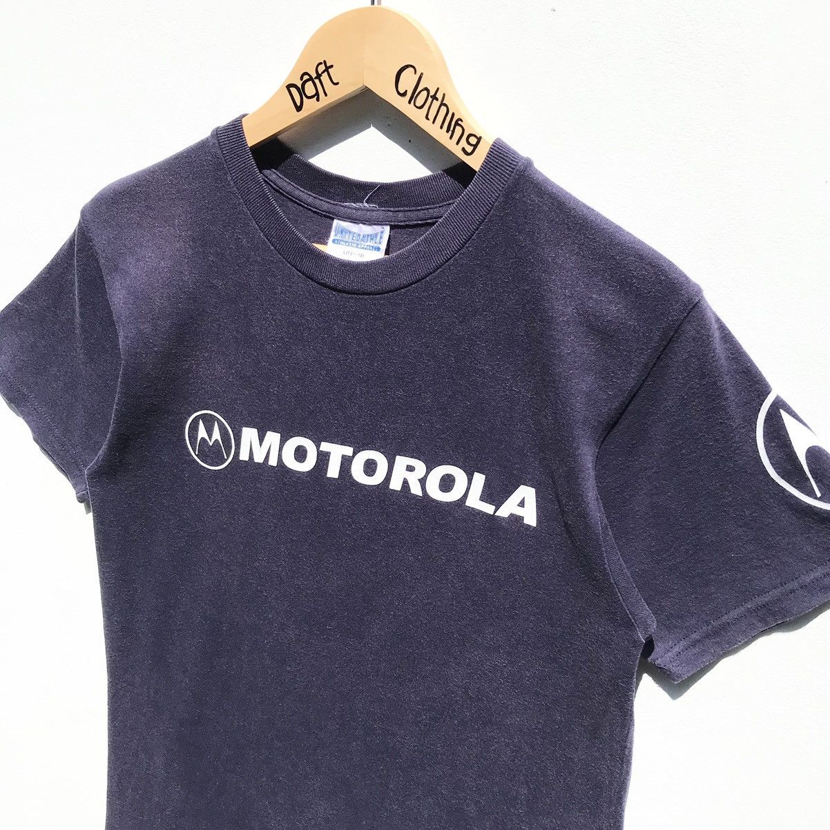 Motorola × Vintage 💥Distressed💥Vintage Motorola Mobile Phone Tee Size US S / EU 44-46 / 1 - 8 Thumbnail