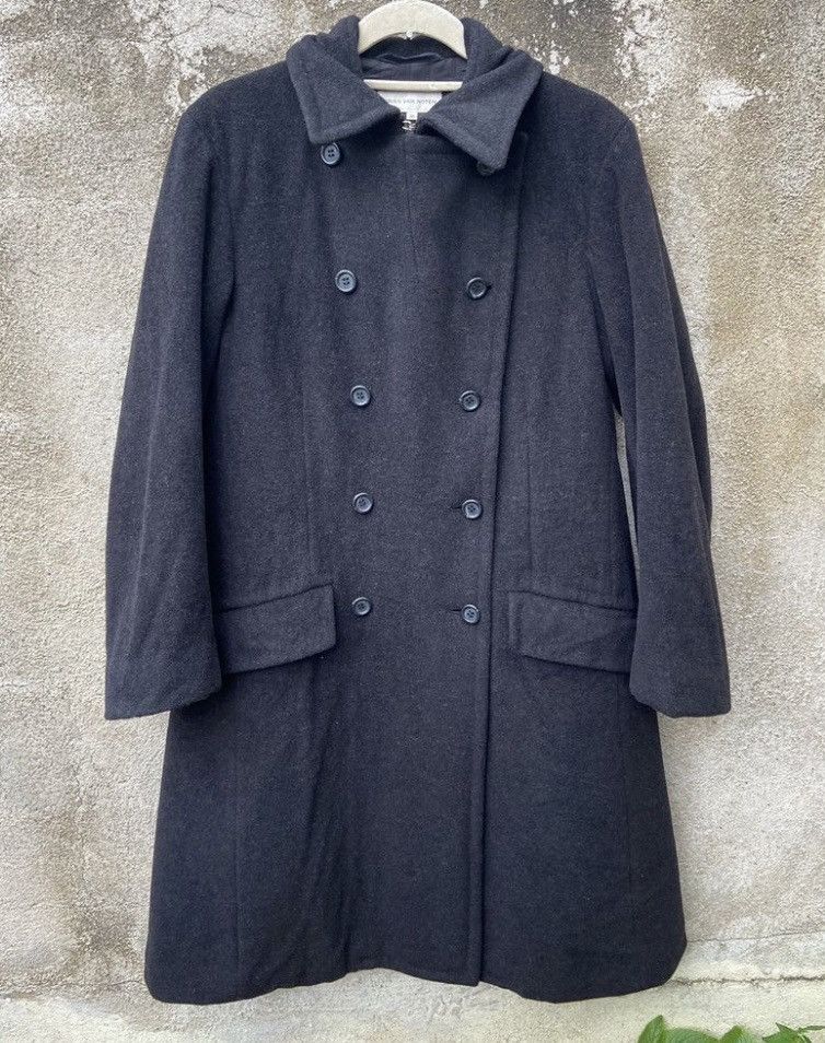 Dries Van Noten Dries Van Noten Double Breasted Long Coat Wool Size US M / EU 48-50 / 2 - 5 Thumbnail