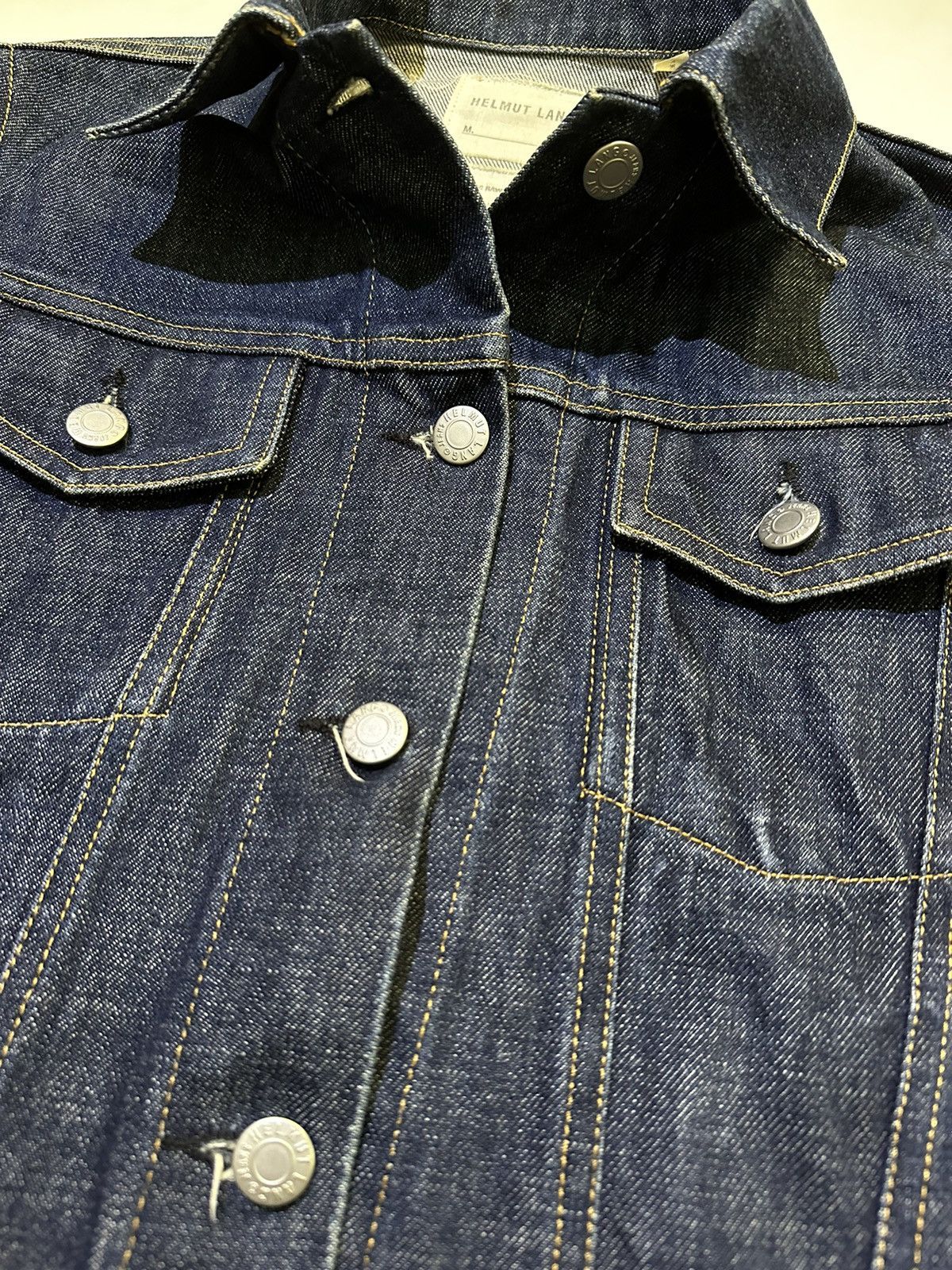 Helmut Lang Helmut lang Raw denim classic jacket Size S / US 4 / IT 40 - 4 Thumbnail