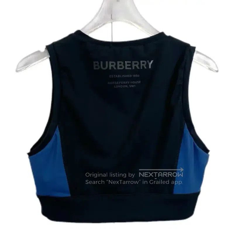 Burberry Burberry Black Nylon Summer Cropped T-Shirt. Size S / US 4 / IT 40 - 3 Thumbnail