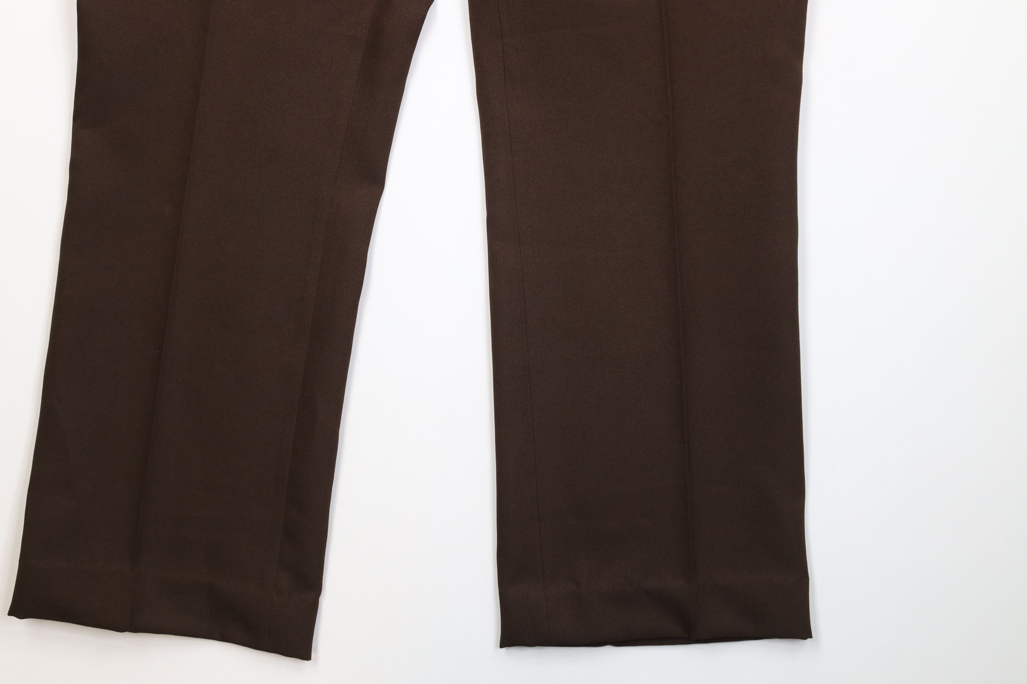Vintage Vintage 70s Streetwear Flared Wide Leg Chino Pants Brown USA Size US 40 / EU 56 - 5 Thumbnail