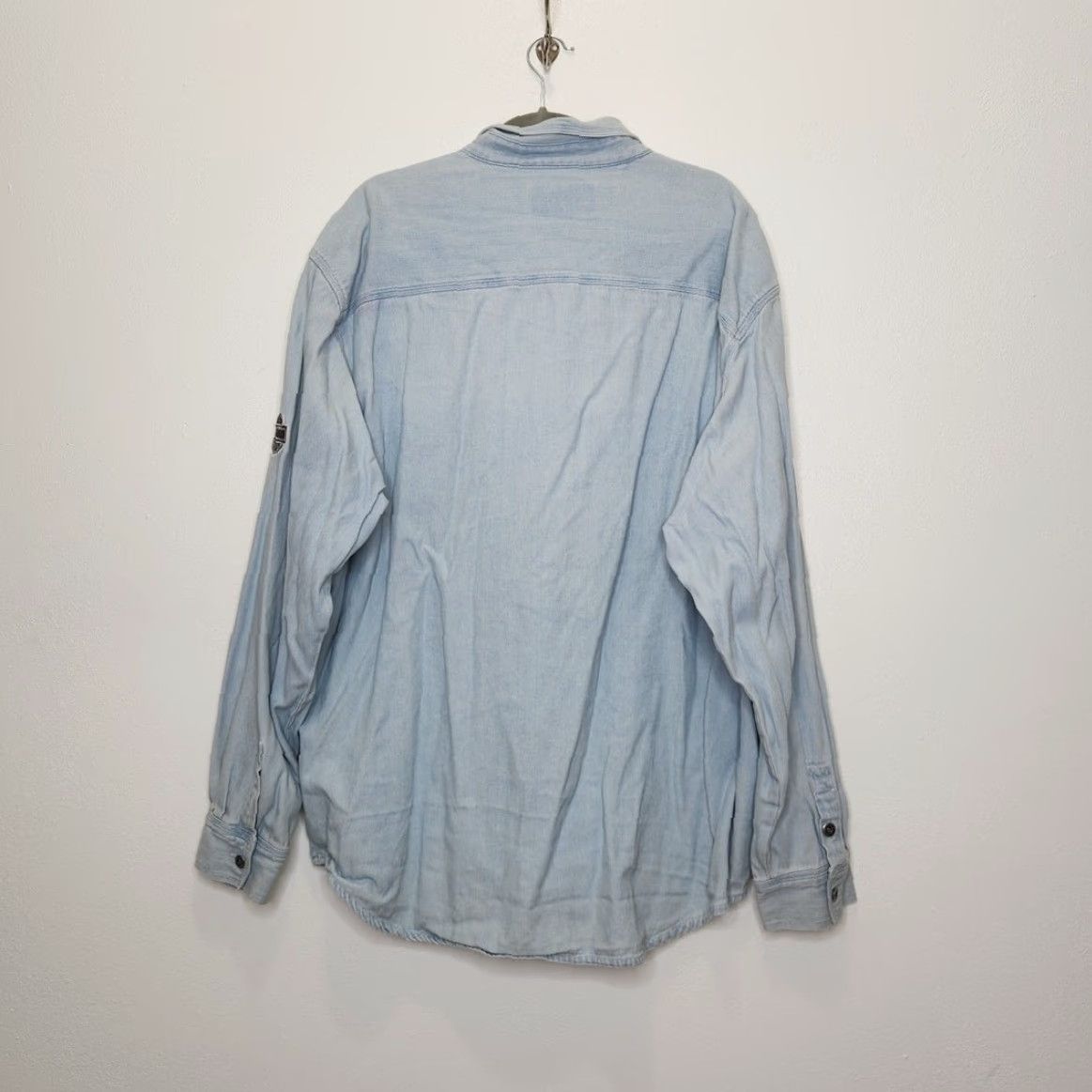 Harley Davidson Harley Davidson Button Flannel Denim XXL Logo Vintage VTG Unisex Adults Long Sleeve Blue 2XL Regular Shirt Mens Boys Womens? Size US XXL / EU 58 / 5 - 7 Thumbnail