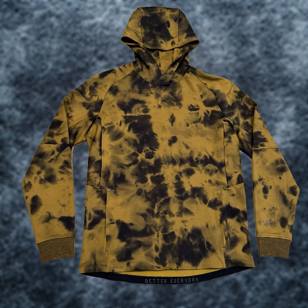 Lululemon Lululemon Textured Tech Pullover Hoodie Men’s M Yellow Zip Pockets Athletic Size US M / EU 48-50 / 2 - 1 Thumbnail