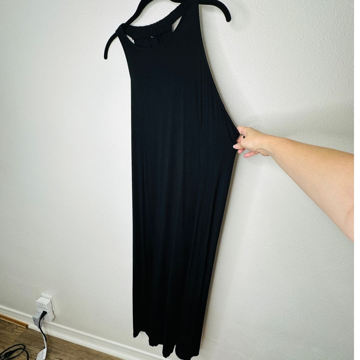 Other Black High Neck Plunging Sides Sleeveless Back Maxi Dress M Size M / US 6-8 / IT 42-44 - 4 Thumbnail